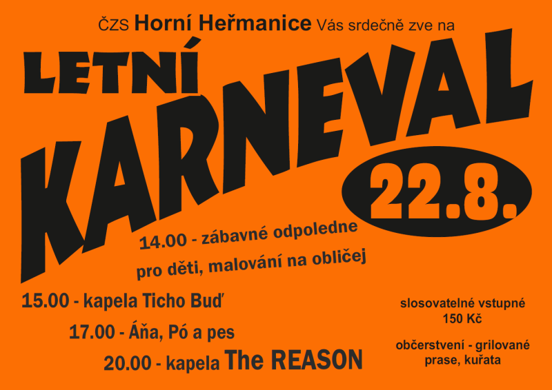 Zahrádkářï Horní Heřmanice Vás srdečně zvou. 1